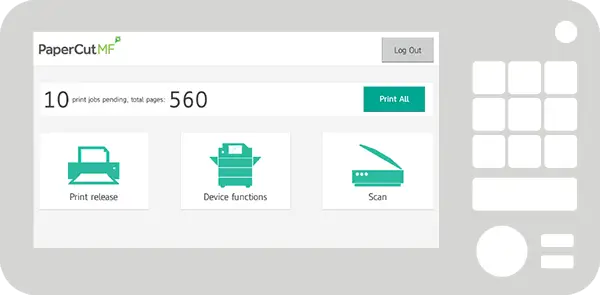 Papercut, Integrated Scanning, Viker Office