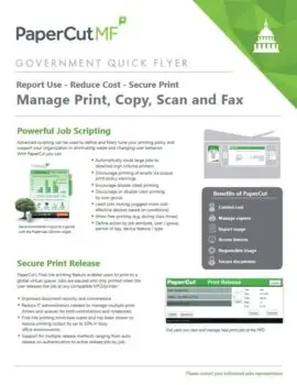 Papercut, Mf, Government Flyer, Viker Office