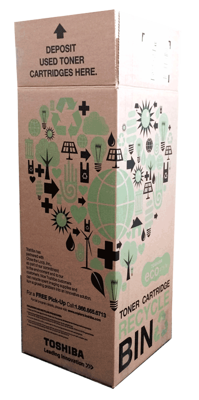 Recycling Box, Toshiba, Viker Office