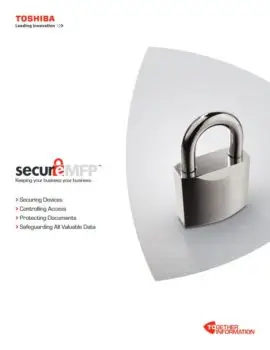 Secure Mfp, security, MPS, MDS, Toshiba, Viker Office