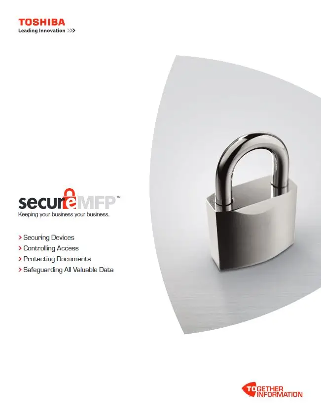 Secure Mfp, security, MPS, MDS, Toshiba, Viker Office